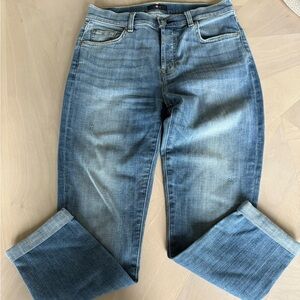 7 For All Mankind Light Blue Straight Leg Jeans